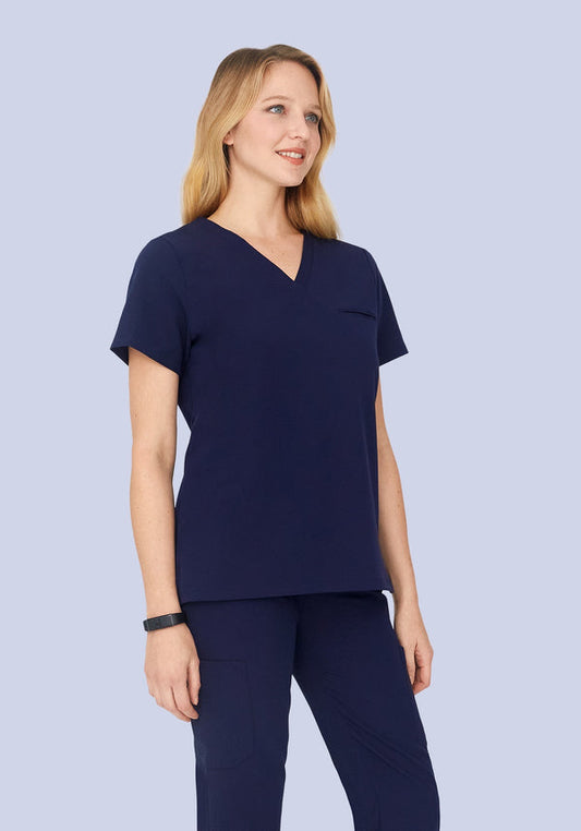 Navy blue female scrub suits for doctors